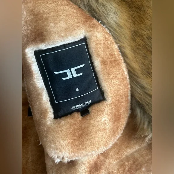 NWOT Jordan Craig Cotton Black and Tan Jacket - Picture 9 of 12